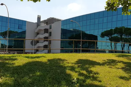 ROMA, Woliba Business Park - Via Laurentina & Via del Serafico (Particolare vetrate)